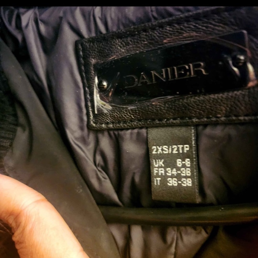Danier Dark Leather Jacket